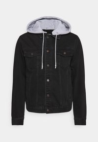 JACKET WITH DETACHABLE HOOD - Cowboyjakker - black