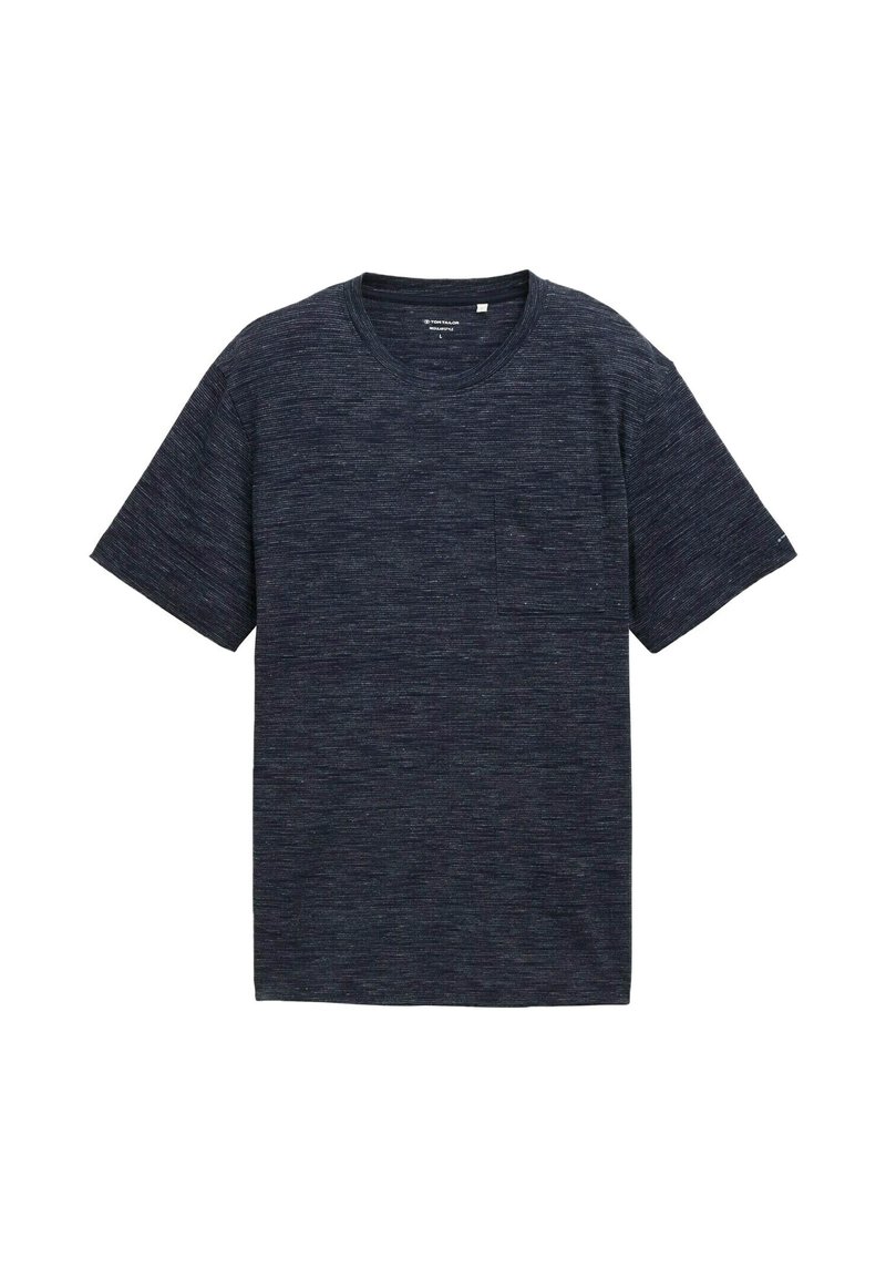 Tom Tailor T-shirt basic donkerblauw