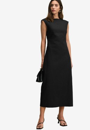 Next TALL FIT - BOAT NECK  - Maxi šaty - black