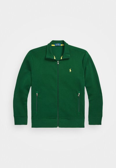 Polo Ralph Lauren DOUBLE KNIT TRACK JACKET - Cipzáras pulóver - vintage pine