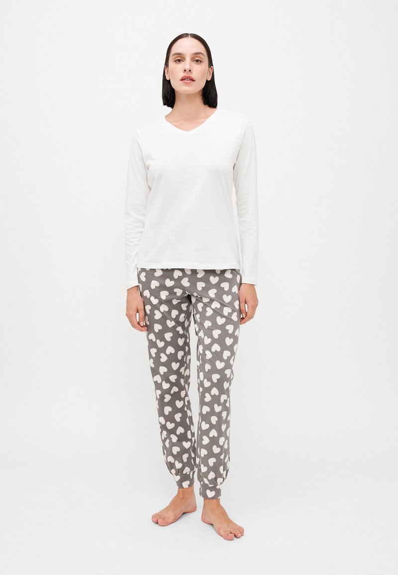 ONLY ONLBELLA NIGHTWEAR - Pijamale - december sky/gray violet/cloud dancer