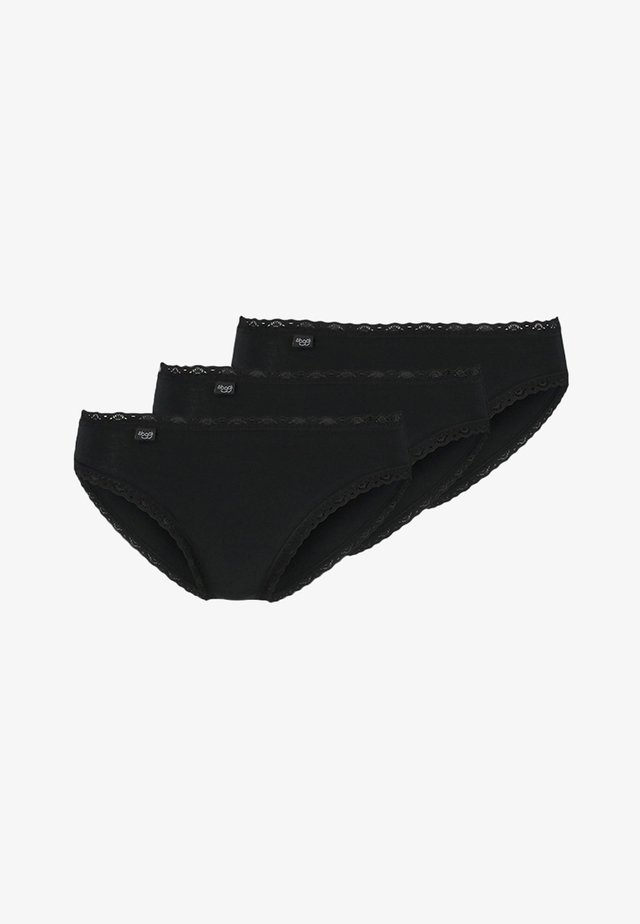 24/7 3 PACK - Slip - black
