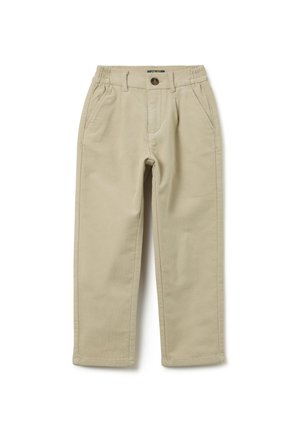 WITH REGULAR FIT - Pantalones - light beige