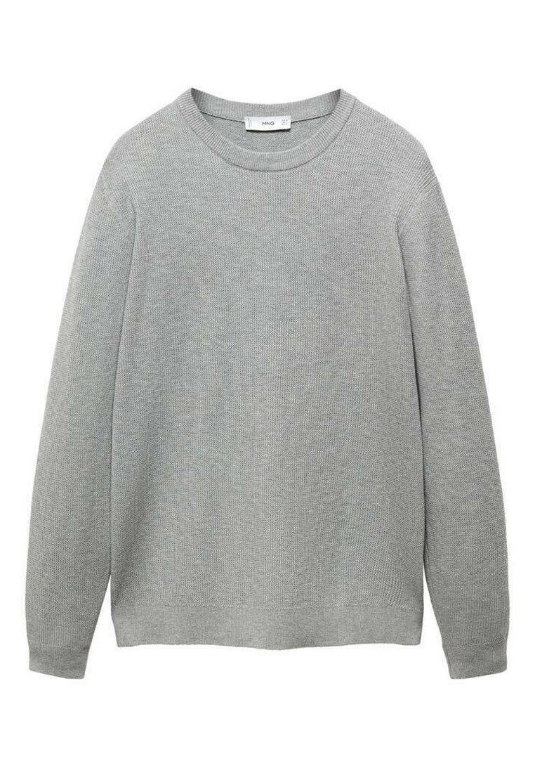 Mango Trui grijs gemêleerd Mango Trui grijs gemêleerd