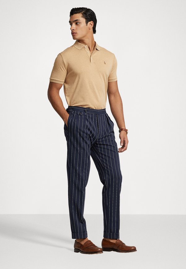 CUSTOM SLIM FIT SOFT COTTON POLO SHIRT - Polo shirt - classic camel heather3