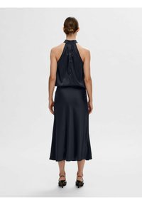 Selected Femme SLFLENA  - A-linjainen hame - dark sapphire