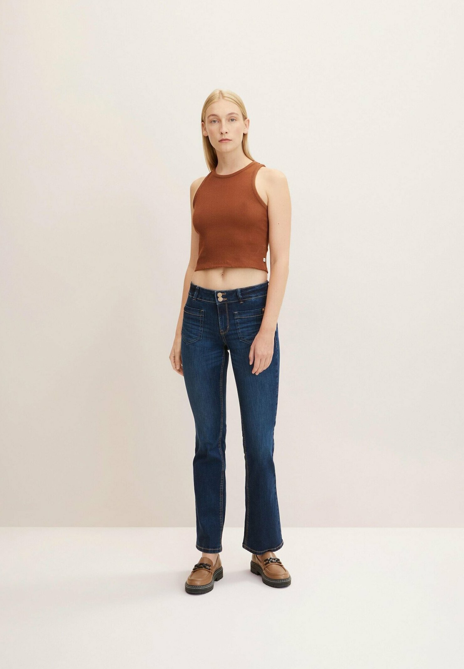 TOMMY TAILOR Alexa Straight Jeans Für Damen – Nachhaltige Denim-Hose In Dark Stone Wash