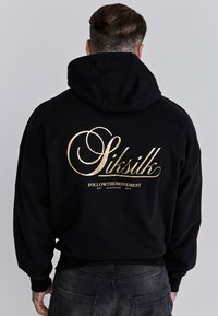 SIKSILK GRAPHIC - Mikina s kapucí - black