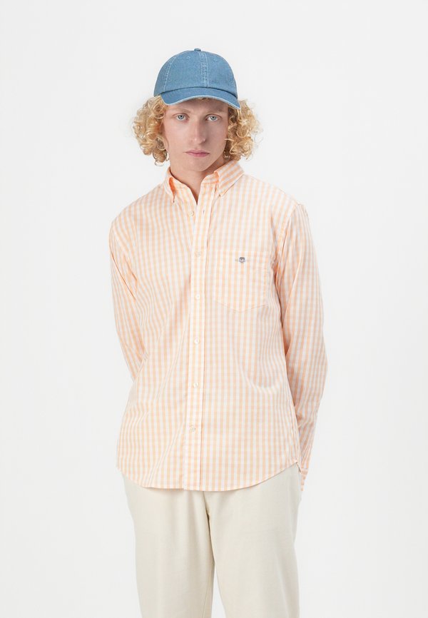 CLASSIC GINGHAM SHIRT - Shirt - peachy orange3