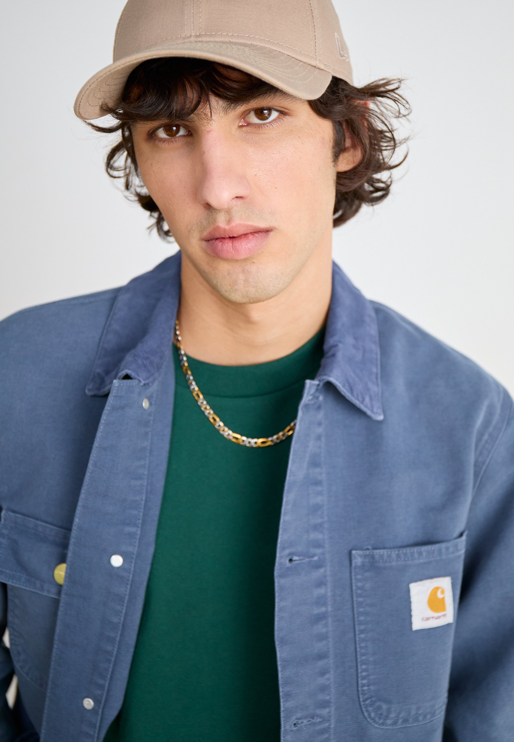 Carhartt WIP MICHIGAN - Summer jacket - dusky blue/blue