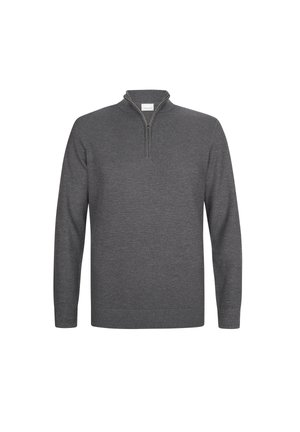 PROFUOMO THE STRUCTURE BASIC HALF ZIP - Jumper - grey