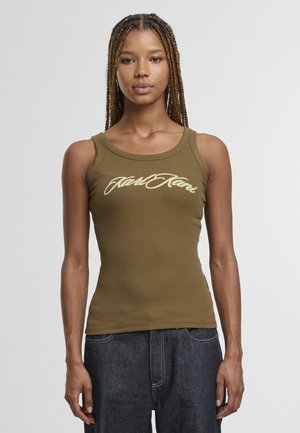 SCRIPT TANK - Top - olive