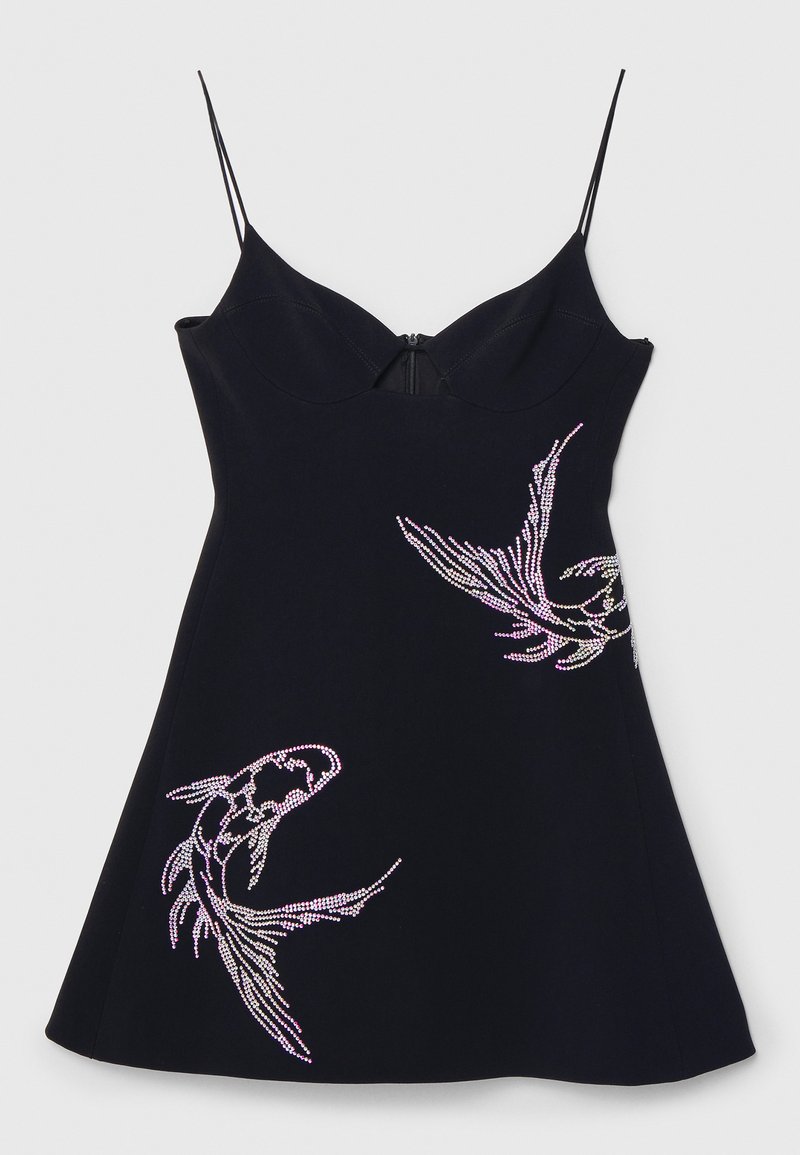 David Koma Cocktailjurk zwart David Koma Cocktailjurk zwart