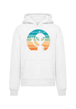 ALIEN PIECE SONNENUNTERGANG - Hoodie - weiß