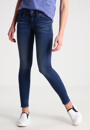 Skinny-Farkut - dark-blue denim