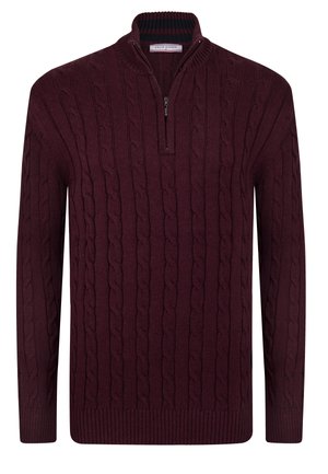 Strickpullover - bordeaux