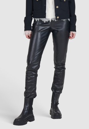Marc Aurel Stoffhose - black
