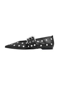 Ballerina's met enkelbandjes - black