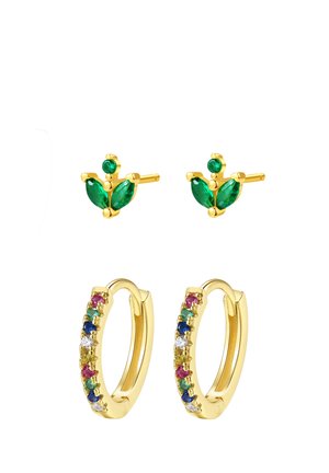 RAINBOW SET OF 2 - Oorbellen - gold coloured