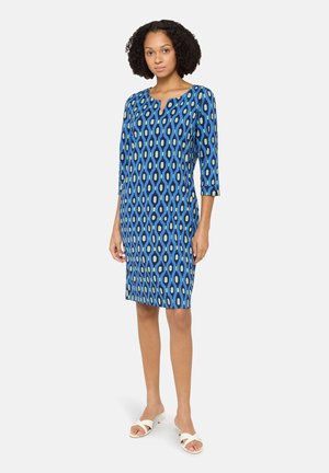 CASUAL-MIT MUSTER - Jurk - blau grün