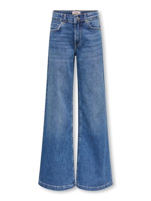 MIT KOGCALIFORNIA MITTLERE TAILLE - Wide Leg - dark medium blue denim