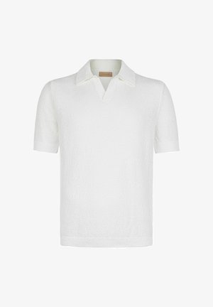 Falconeri, OPEN FRONT - Poloshirts - white