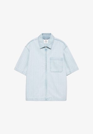 PULL&BEAR, Vapaa-ajan kauluspaita - light-blue denim