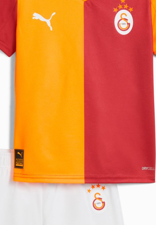 PUMA HOME MINIKIT SPONSOR SET - Football jersey - red rhythm-intense orange — photo 3