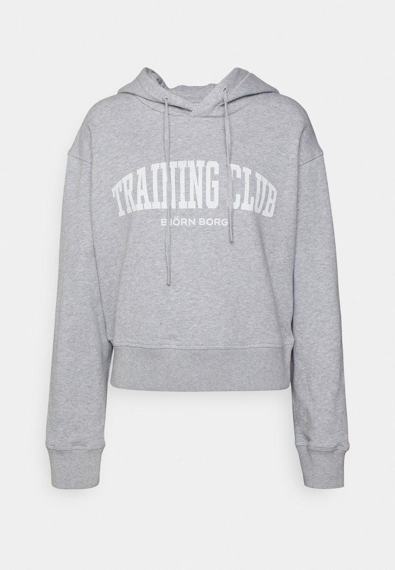 Damen Sweatshirts | Björn Borg CROP HOODIE Sweatshirt light grey melange/grau - TS05718 Damen Sweatshirts | Björn Borg CROP HOODIE Sweatshirt light grey melange/grau - TS05718