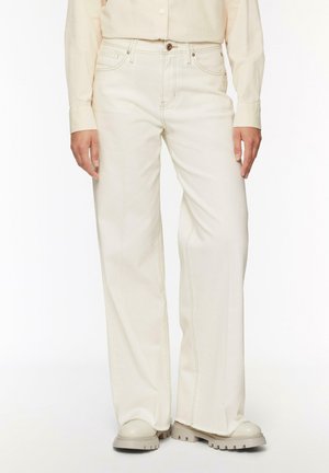 SURI MID WIDE - Jean boyfriend - ecru