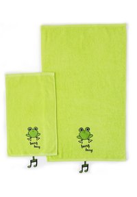 Milk and Moo CACHA FROG  2ER SET - Bath towel - green
