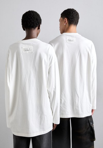 Feng Chen Wang DECONSTRUCTION UNISEX - Long sleeved top - white