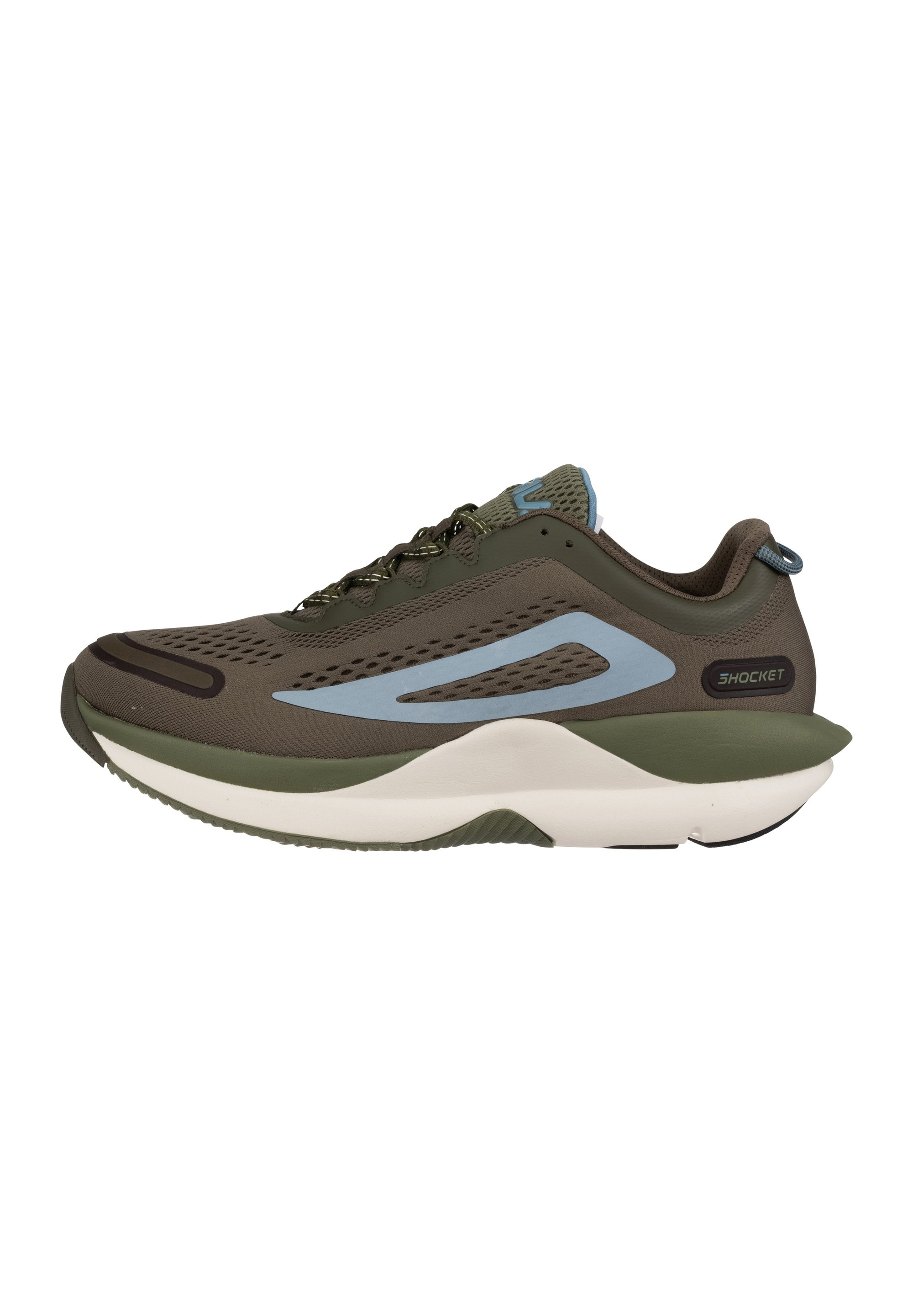 Scarpe Trekking Uomo Fockety - Verde OD Traspiranti Antiscivolo Per Outdoor