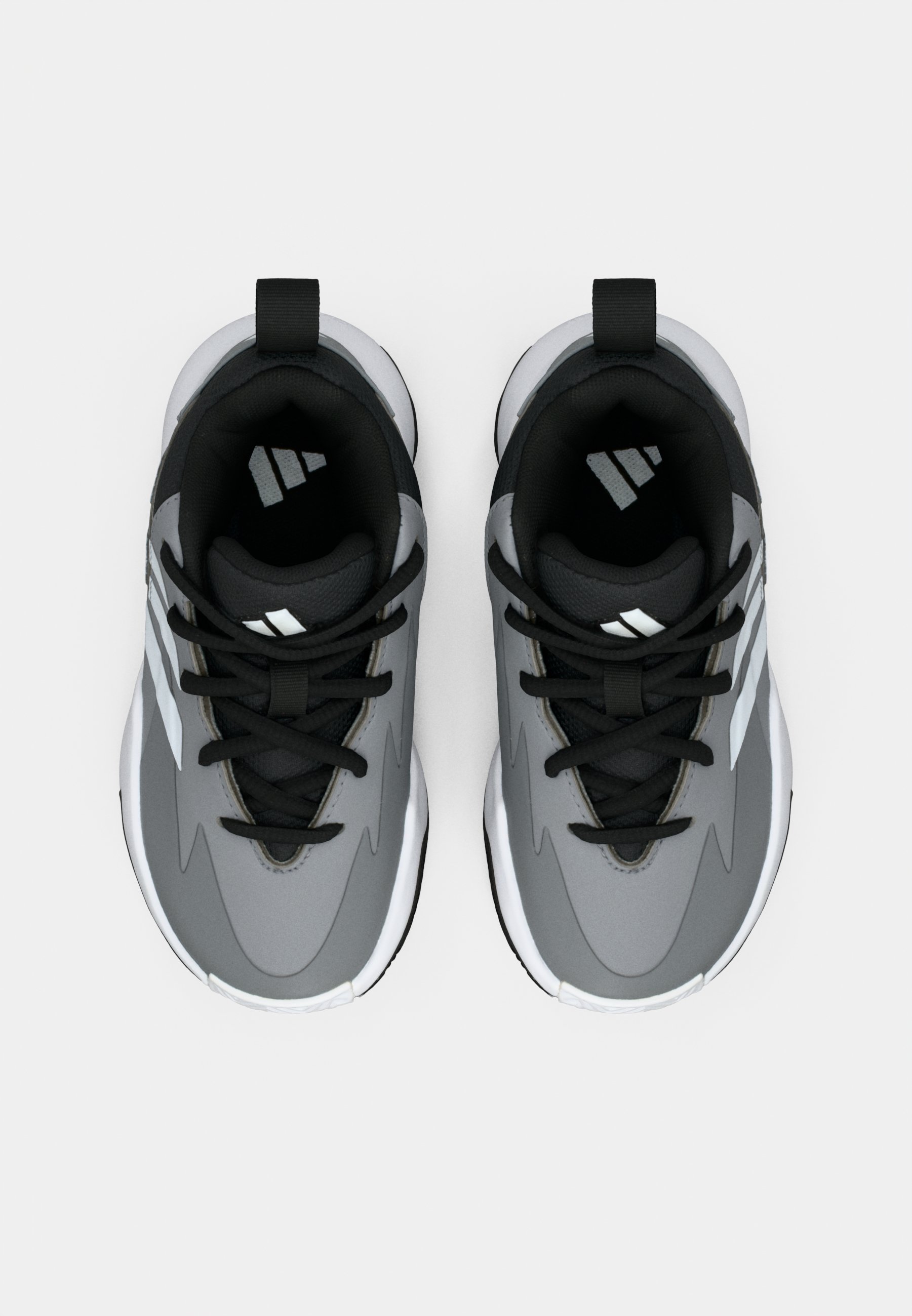 black and grey basketball shoes