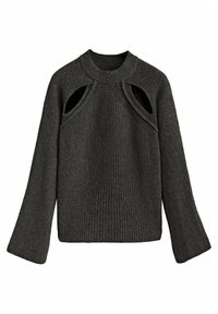 Massimo Dutti Stickad tröja - grey denim