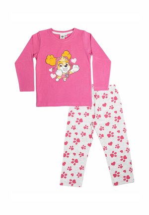 PAW PATROL SKYE PAWS SET LANGARM - Pyjama top - pink grau