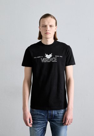 COMPACT LOGO  - Camiseta estampada - black