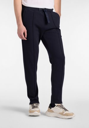 Harmont & Blaine CON NASTRO IN VITA LOGATO - Tracksuit bottoms - blu scuro