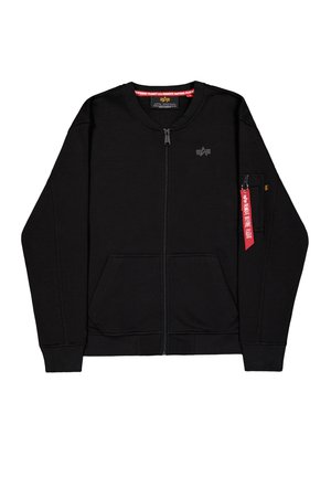 Alpha Industries, ALPHA INDUSTRIES MEN - BOMBER JACKETS BASIC BOMBER SL - Majica s kapuljačom i patentnim zatvaračem - black