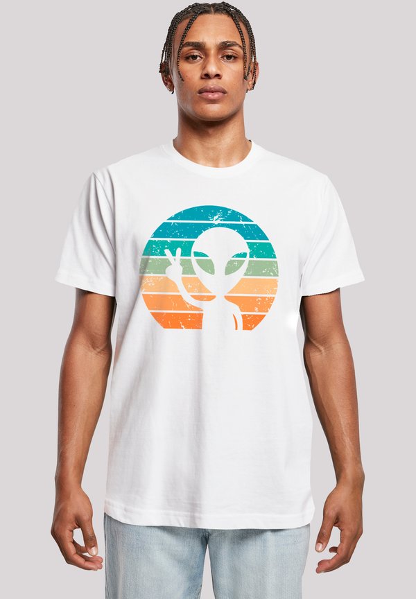 T-Shirt print - weiß