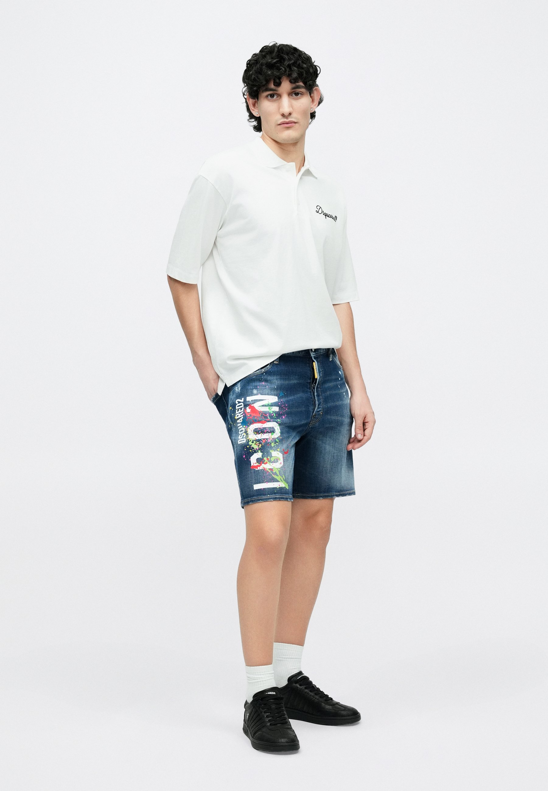 DSQUARED2 ICON Denim shorts - blue/blue denim - Zalando