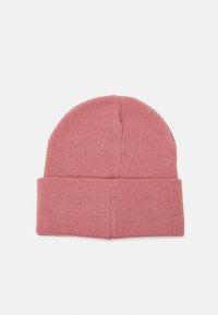 Calvin Klein Jeans MONOGRAM EMBRO BEANIE - Kapa - dusty rose