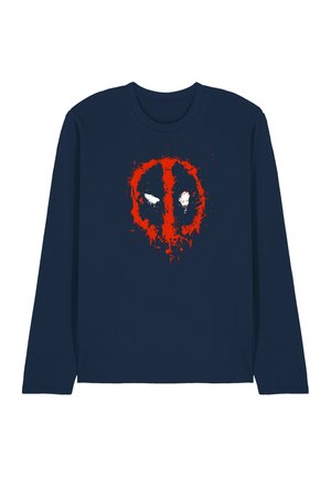 DEADPOOL PAINT LOGO - Langarmshirt - dark blue