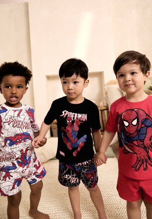 Next, REGULAR FIT - SHORT PYJAMAS 3 PACK . SET - Nattøj sæt - black/red spiderman