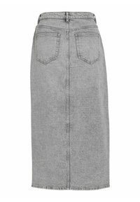 VILA MIDI - Pliiatsseelik - light grey denim