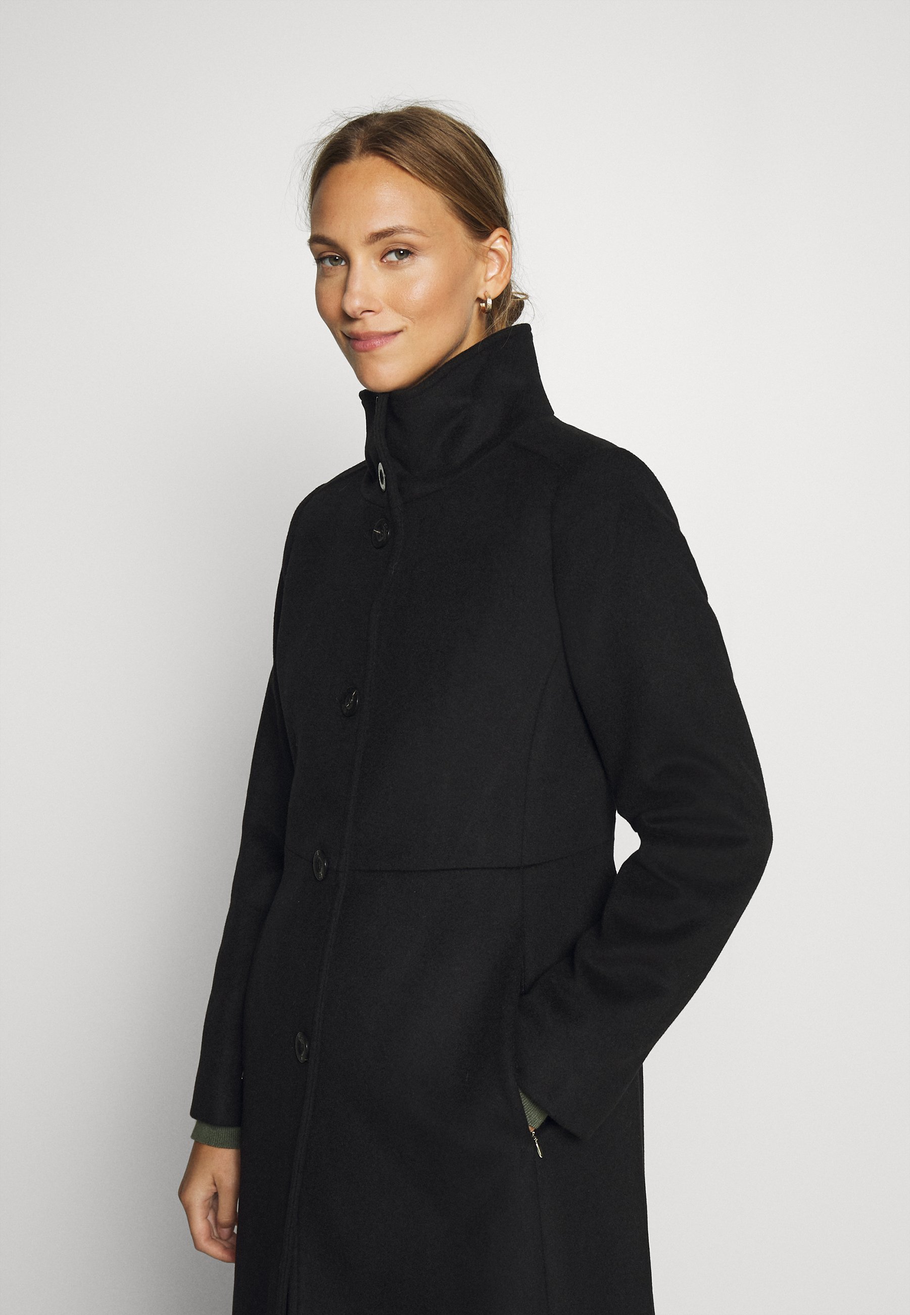 esprit black coat