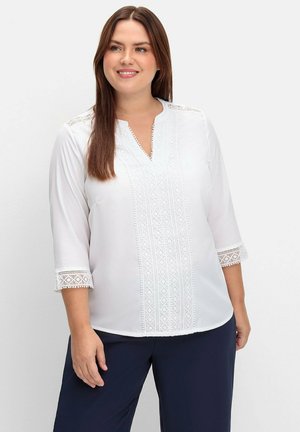 Sheego, Blouse - weiß