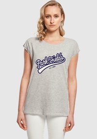 Merchcode PARK FIELDS-FORTY FIVE - Triko s potiskem - heather grey
