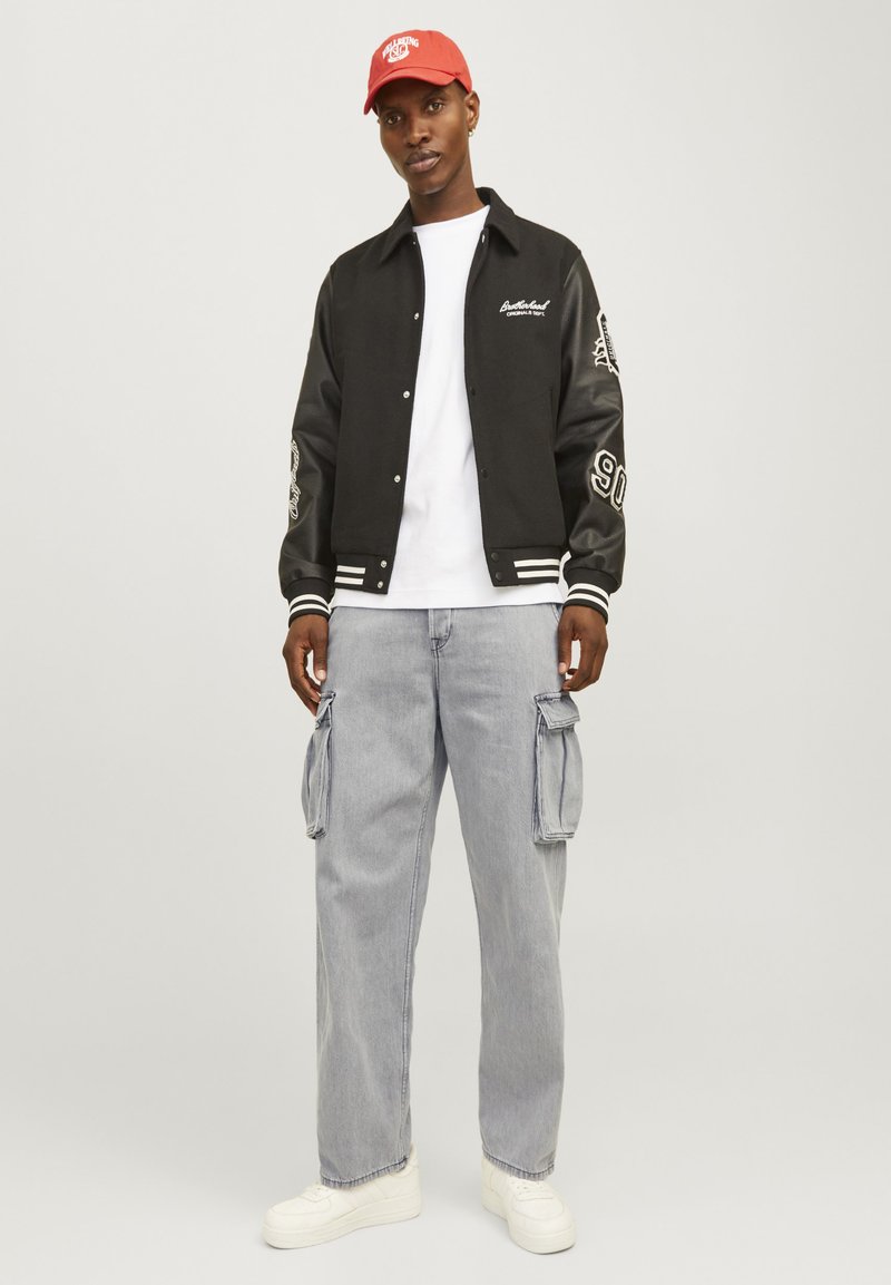 jack & jones Workwear-jeans grijs denim/greydenim