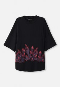 FLAMES OVER TEE - Tricou cu imprimeu - black/multicolor
